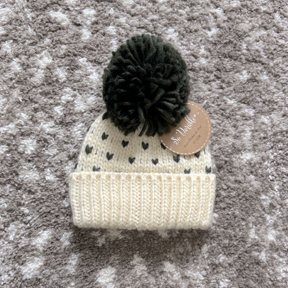Baby Knitted Hat 0-12 Months